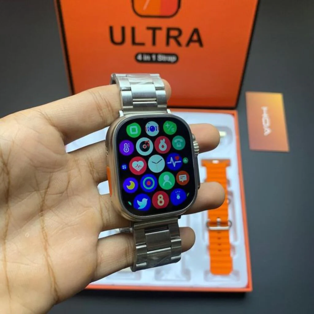 Buy Ultra 7 in 1 smart watch with 7 straps at best price in pakistan - Qureshi Products 